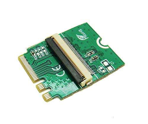 Sintech Sintech M.2 NVMe SSD to M2 A/E Key WiFi Port Adapter with 20cm Cable - PCIe 1X Lane Support - View 4 of 5