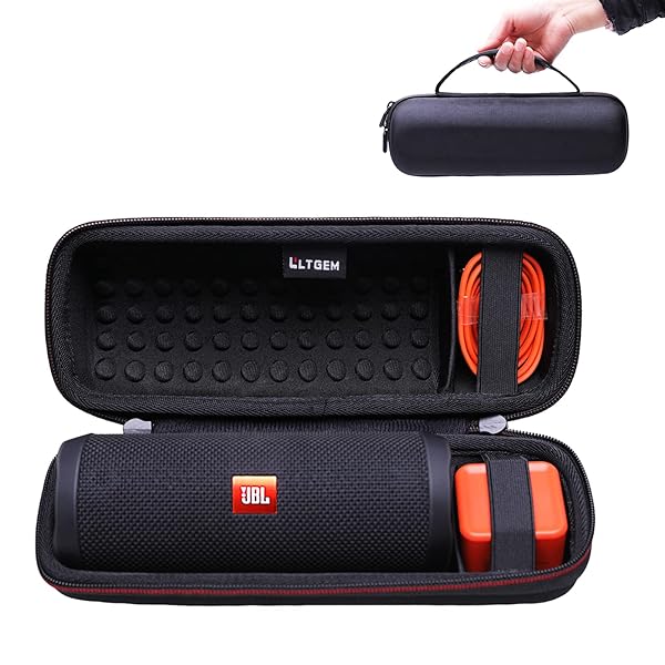 L LTGEM LTGEM Hard Carrying Case for JBL Flip 4 and Sonos Roam Waterproof Portable Speaker Durable Protection and Travel Solution - View 4 of 9
