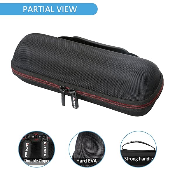 L LTGEM LTGEM Hard Carrying Case for JBL Flip 4 and Sonos Roam Waterproof Portable Speaker Durable Protection and Travel Solution - View 6 of 9