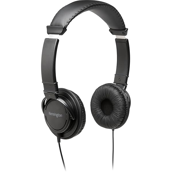 Kensington Hi-Fi Headphones for Kids - 3.5mm, 6ft Cord, Safe Listening Limit, Black (K97602WW)