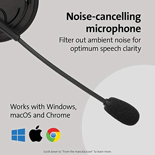 Kensington Buy Kensington USB Hi-Fi Headphones with Microphone (K97601WW) - Premium Sound & Comfort in Black - View 6 of 9