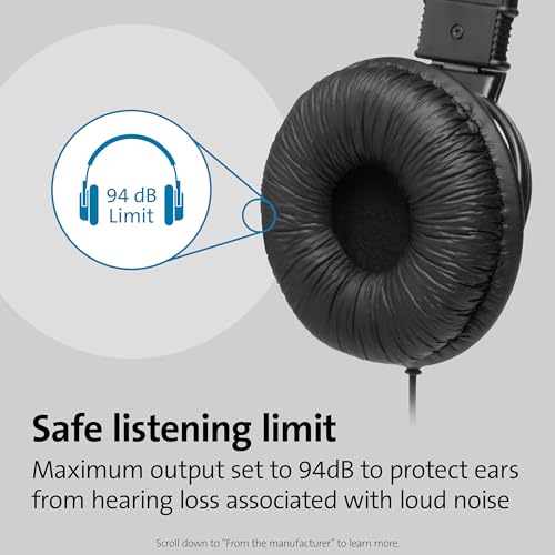 Kensington Buy Kensington USB Hi-Fi Headphones with Microphone (K97601WW) - Premium Sound & Comfort in Black - View 8 of 9