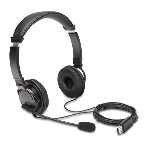 Buy Kensington USB Hi-Fi Headphones with Microphone (K97601WW) - Premium Sound & Comfort in Black