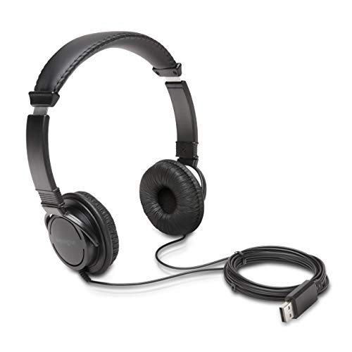 Kensington Kensington USB-A Hi-Fi Over-Ear Headphones with 6ft Cord - Premium Sound in Black (K97600WW) - View 2 of 8
