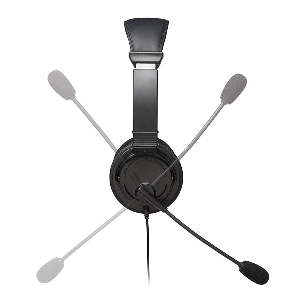 Kensington Buy Kensington Hi-Fi Headphones with Microphone (K97603WW) - Black, Universal 3.5mm for Superior Sound Quality - View 3 of 6