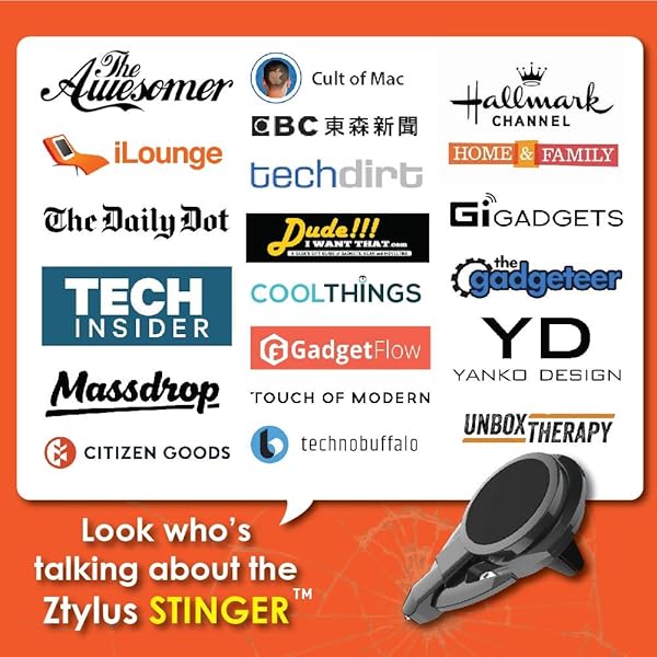Ztylus Ztylus Stinger Car Phone Holder: Magnetic Mount & Emergency Escape Tool for Safe Driving - View 8 of 9