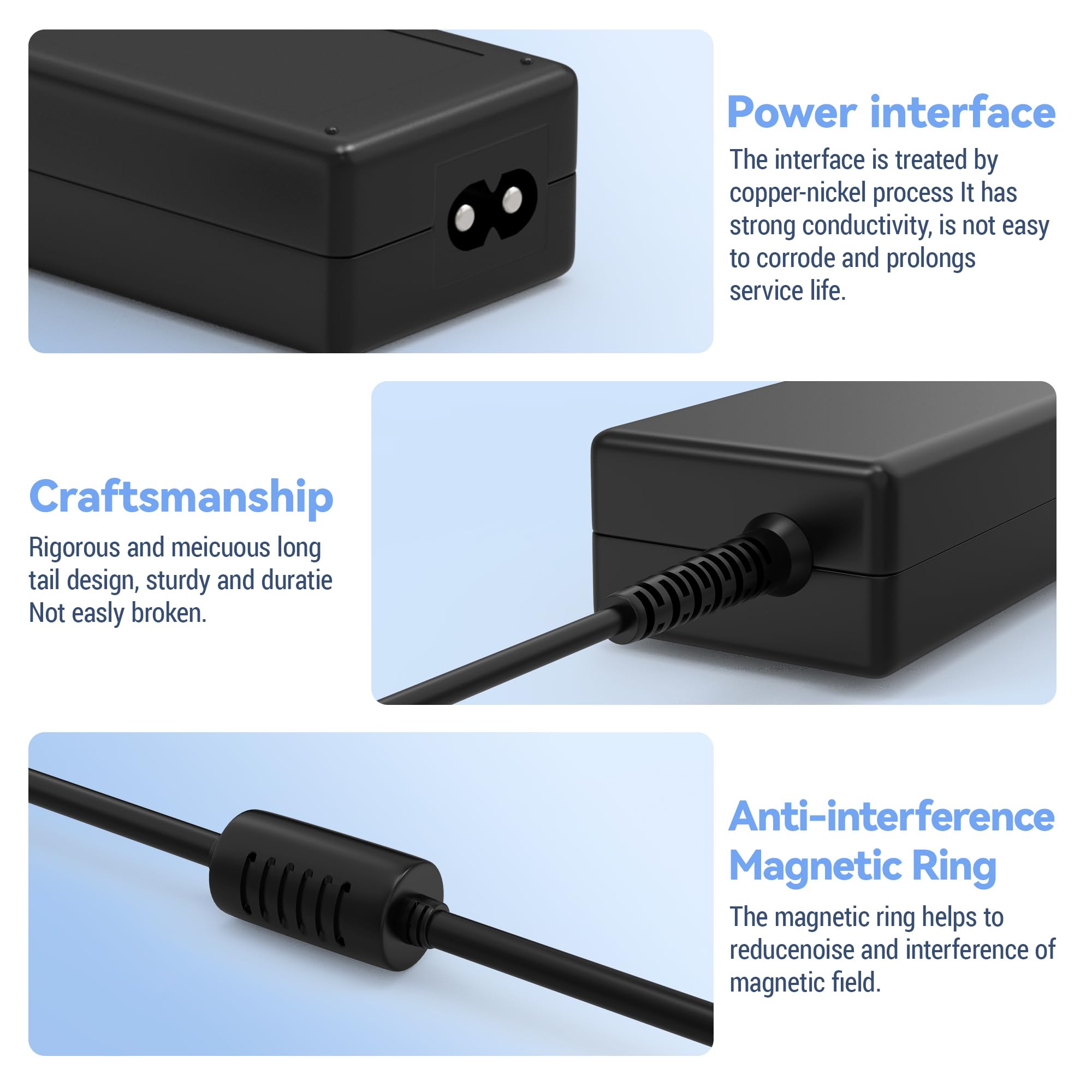 ABLEGRID ABLEGRID 12V 5A Charger for Swann Lorex Q-See Security Camera with 8-Way Power Splitter Cable for CCTV and LED Strip Lights - View 7 of 8