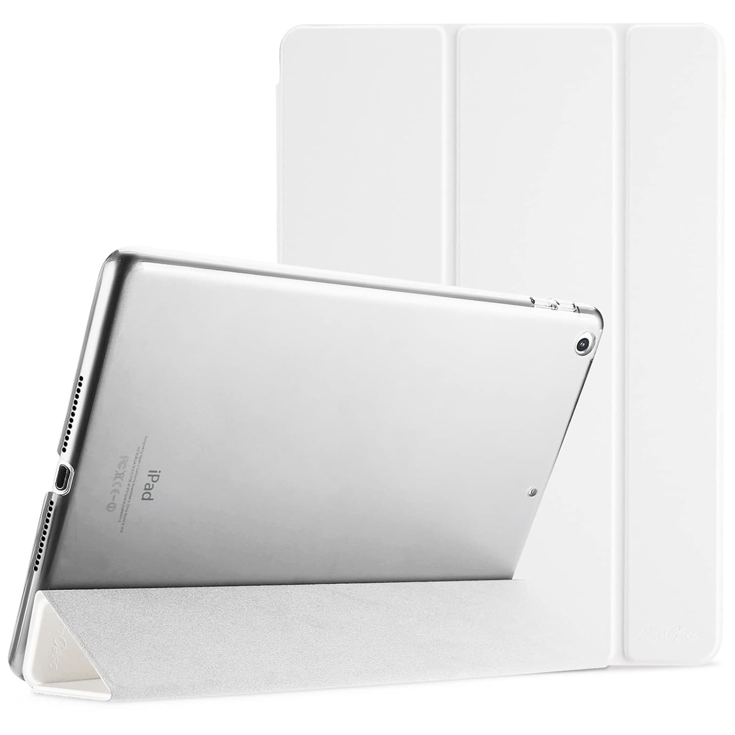 ProCase ProCase Smart Case for iPad 9.7 Inch 6th 5th Generation Ultra Slim Lightweight Stand Cover White