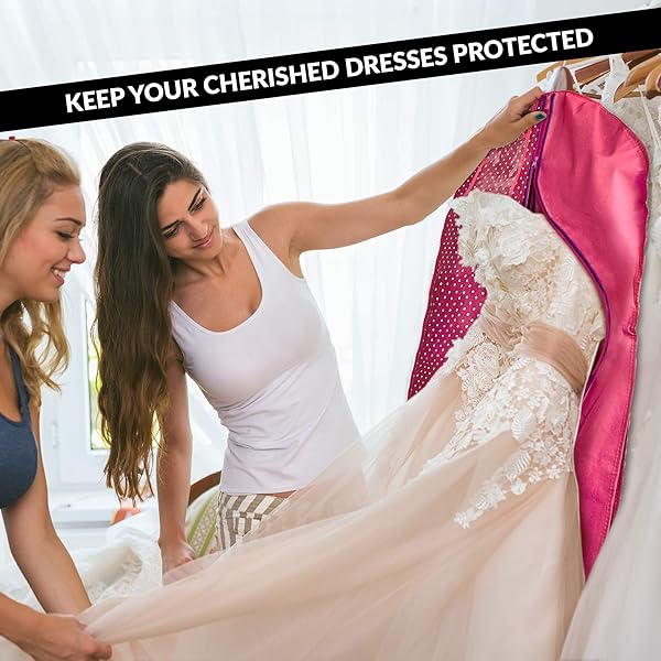 YOUR BAGS GARMENTUM Your Bags Black Suit Dress and Gown Garment Travel Bags 5 Pack 54 x 24 Large Window for Easy Storage and Travel - View 8 of 10