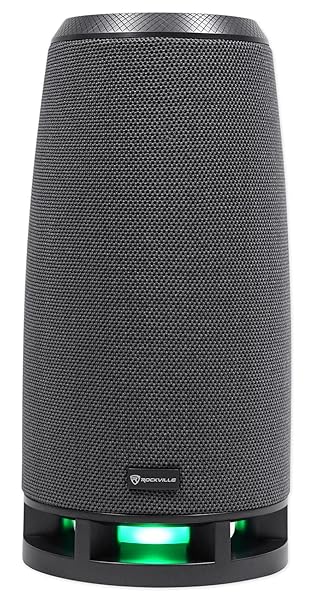 Rockville Rockville RockShip 50W Portable Bluetooth Speaker: LED Lights, Radio, USB & AUX Features - View 7 of 11