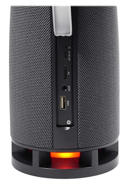 Rockville Rockville RockShip 50W Portable Bluetooth Speaker: LED Lights, Radio, USB & AUX Features - View 10 of 11