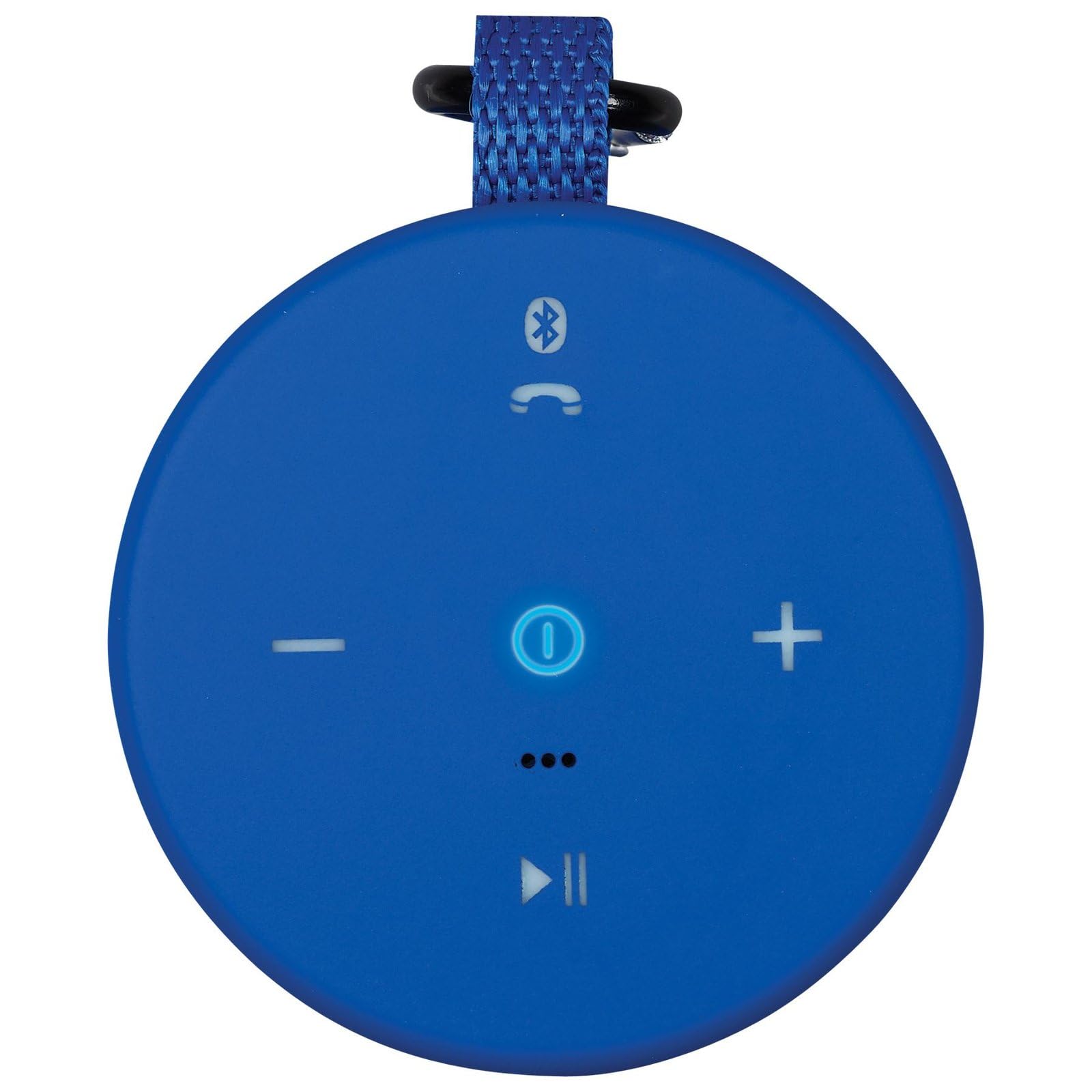 iLive Waterproof Fabric Wireless Speaker Compact Design Built-in Rechargeable Battery Blue Color Ideal for Outdoor Use - View 4 of 4