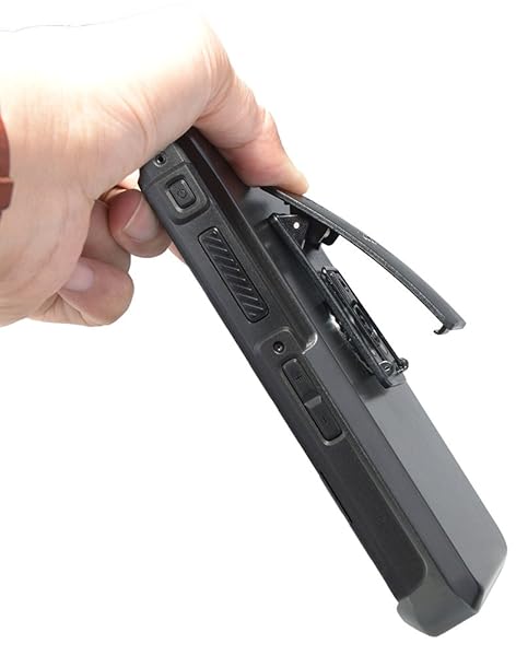 Nakedcellphone Buy Nakedcellphone Black Holster for Sonim XP8 - Rotating Belt Clip Case with Kickstand (XP8800) - View 7 of 7