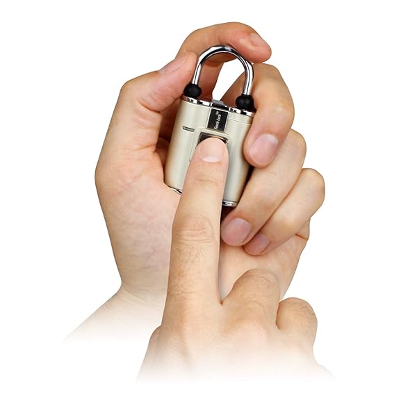 Aluratek Aluratek Bio-Key TouchLock: TSA Approved Keyless Fingerprint Lock - All Weather Touchscreen Security - View 3 of 8