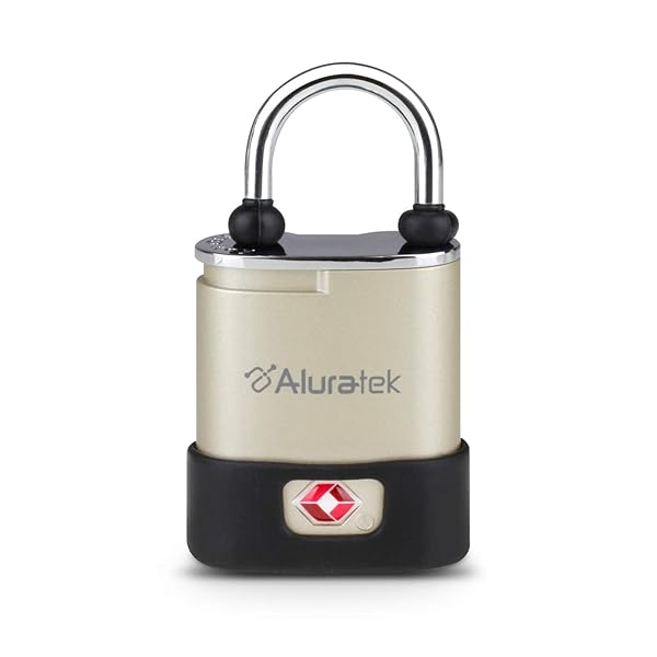 Aluratek Aluratek Bio-Key TouchLock: TSA Approved Keyless Fingerprint Lock - All Weather Touchscreen Security - View 7 of 8