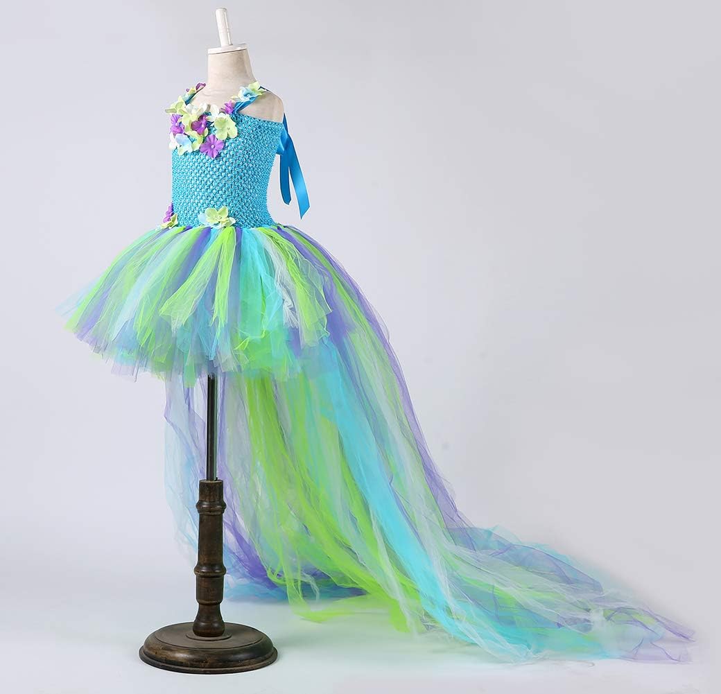 Tutu Dreams Tutu Dreams Green Fairy Costume for Girls with Wings Perfect for Renaissance Faire and Dress Up Play - View 5 of 9