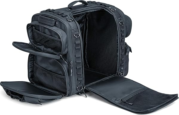 Kuryakyn Shop Kuryakyn 5284 Momentum Road Warrior Motorcycle Luggage - Weather Resistant Bag with Sissy Bar Straps - View 4 of 9