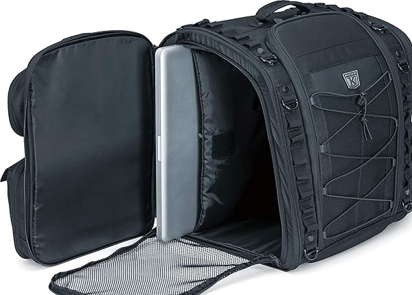 Kuryakyn Shop Kuryakyn 5284 Momentum Road Warrior Motorcycle Luggage - Weather Resistant Bag with Sissy Bar Straps - View 5 of 9