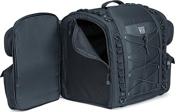 Kuryakyn Shop Kuryakyn 5284 Momentum Road Warrior Motorcycle Luggage - Weather Resistant Bag with Sissy Bar Straps - View 6 of 9