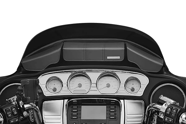 Kuryakyn Shop Kuryakyn 5261 Batwing Fairing Storage Pouch for 2014-19 Harley-Davidson - Magnetic Closure, Black