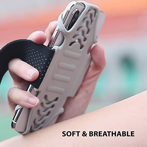 BONE Bone Run Tie 1: Skin-Friendly Silicone Sport Armband for Smartphones - Washable & Universal Fit (Size S, 7.9-9.8'') - View 4 of 10