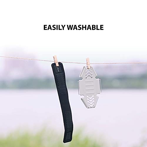 BONE Bone Run Tie 1: Skin-Friendly Silicone Sport Armband for Smartphones - Washable & Universal Fit (Size S, 7.9-9.8'') - View 6 of 10