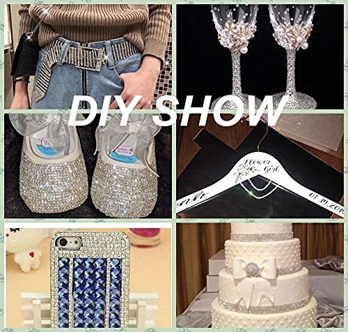 KAOYOO KAOYOO 10 Yards 4MM Silver Crystal Rhinestone Chain Trim for DIY Crafts & Sewing Projects - View 8 of 8