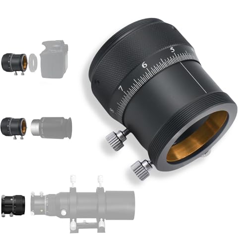 "Astromania 1.25" Double Helical Focuser: High Precision Telescope Accessory with 0.05mm Scale for Lenses & Guidescopes"