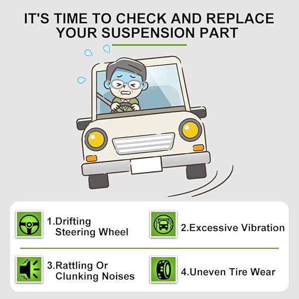 SCITOO SCITOO 2pcs Front Upper Ball Joint for Chevy Tahoe GMC Yukon Cadillac Escalade Blazer Express Safari K1500 C1500 C2500 1500 2500 - View 7 of 8