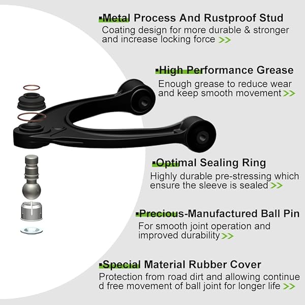 SCITOO SCITOO 2pcs Front Upper Ball Joint for Chevy Tahoe GMC Yukon Cadillac Escalade Blazer Express Safari K1500 C1500 C2500 1500 2500 - View 8 of 8