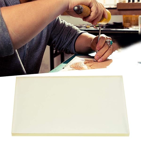 Walfront Leather Craft Punching Pad - Rubber Mute Board for DIY Hole Punch & Stamping, 5.51x7.87x0.31 Inch - View 6 of 10