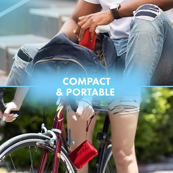 Cambridge Soundworks Cambridge Soundworks OontZ Solo: Compact Bluetooth Speaker with Loud Sound, 100ft Range & IPX5 - Perfect for Travel! - View 6 of 8