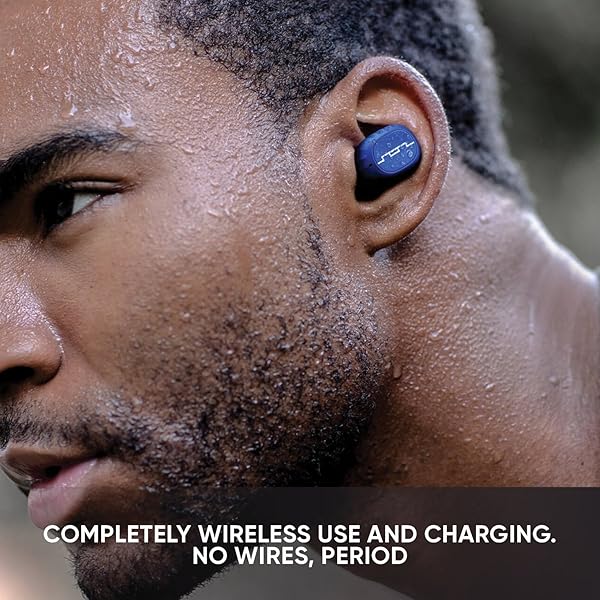 SOL REPUBLIC Buy SOL REPUBLIC Amps Air 2.0 Waterproof Bluetooth Earbuds - Blue | Top Wireless Sound Quality - View 5 of 6