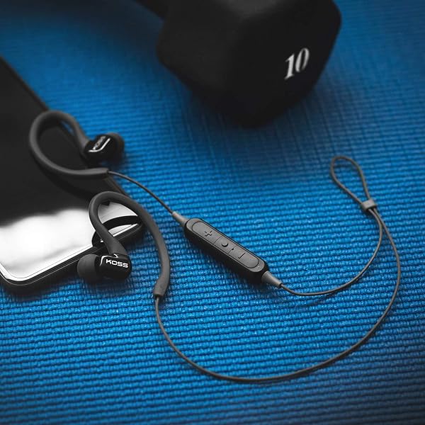 Koss Buy Koss BT232i Wireless Bluetooth Earclips - Sweat Resistant, In-Line Mic, Volume Control, Touch Remote - Dark Grey & Black - View 5 of 8