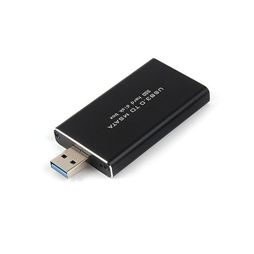 Mustpoint Mustpoint USB 3.0 to mSATA SSD Adapter Enclosure - Fast External HDD Case for Storage Upgrade - View 3 of 8