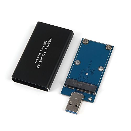 Mustpoint Mustpoint USB 3.0 to mSATA SSD Adapter Enclosure - Fast External HDD Case for Storage Upgrade - View 8 of 8