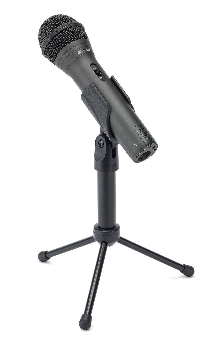 SAMSON Samson Q2U USB/XLR Dynamic Microphone Pack for Recording & Podcasting - Black - View 2 of 8