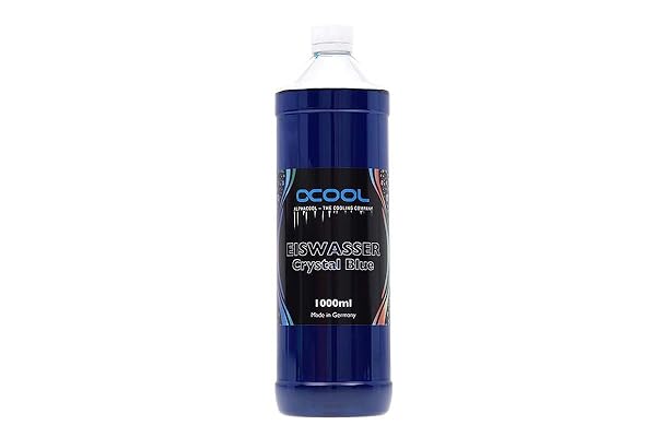 Alphacool Eiswasser Crystal 1000ml Blue PC Coolant - Long-Lasting Performance for Optimal Cooling