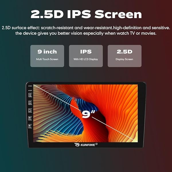 KUNFINE "Kunfine 9" Android GPS Stereo for Chevrolet Cruze 2009-2015 | Quad Core Media Player & Reverse Camera Display" - View 9 of 10