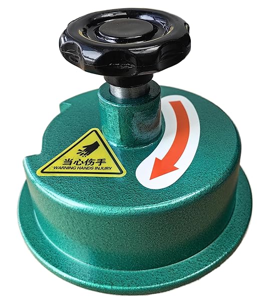 GLTL GSM Sample Cutter 100cm2 Round Cutting Area for Fabric Carpet Paper Foam with 4 Blades and 1 Pad ASTM D3776 BS 2471 JIS L1018