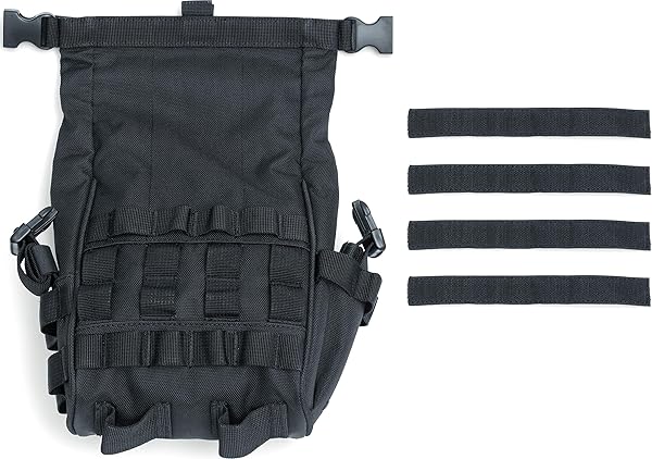 Kuryakyn Shop Kuryakyn 5219 Barrio Motorcycle Travel Luggage - Weather Resistant Roll Top Bag with Bar Straps - View 7 of 7