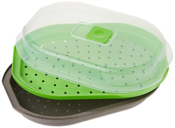 PrepSolutions Progressive International Steamer for Fish & Veggies - Gray | Quick & Healthy Cooking Solution - View 6 of 6