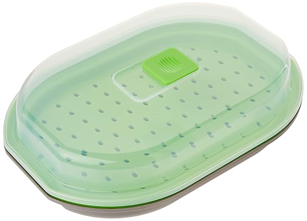 PrepSolutions Progressive International Steamer for Fish & Veggies - Gray | Quick & Healthy Cooking Solution