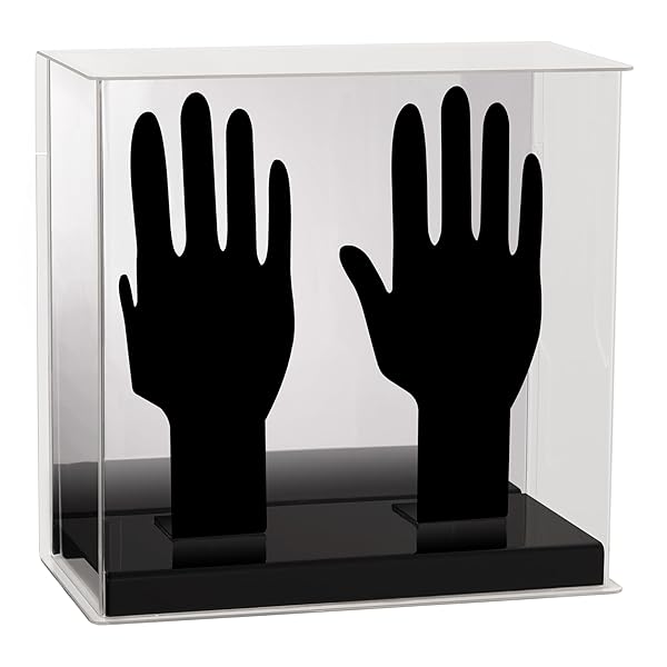 Franklin Sports Franklin Sports Batting Glove Display Case - Plexiglass & Mirrored for Baseball/Softball Autographs