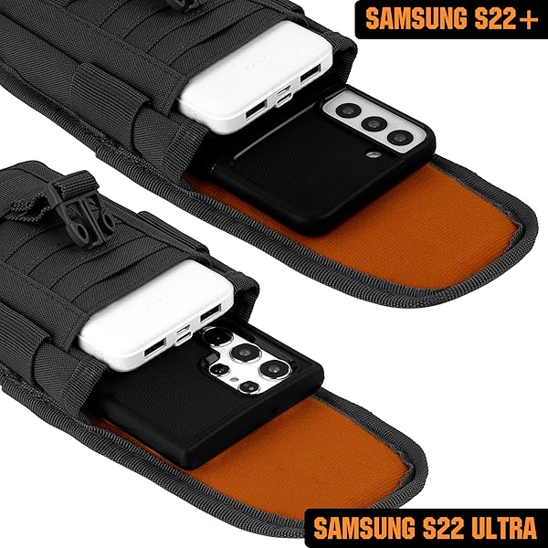 IronSeals IronSeals Tactical Molle Pouch Compact Utility EDC Waist Pack Phone Holster with Card Slots for 4.7 to 6.9 Inch Phones - View 3 of 6