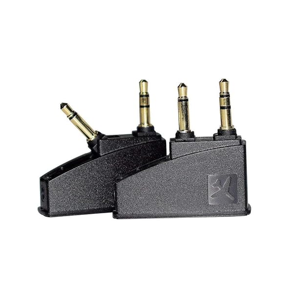 Asobilor QC15 Airplane Headphone Adapter for Bose 700 QC35 QC45 QC25 QC20 and More with Golden Plated 3.5mm Jack - View 4 of 6