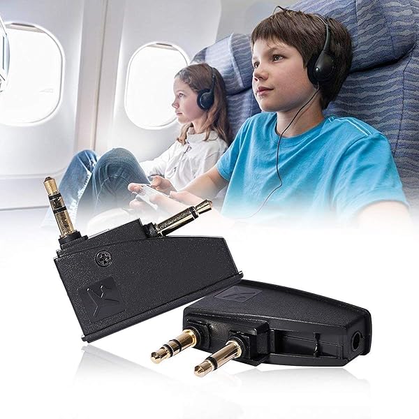 Asobilor QC15 Airplane Headphone Adapter for Bose 700 QC35 QC45 QC25 QC20 and More with Golden Plated 3.5mm Jack - View 6 of 6