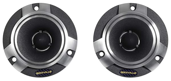 Rockville "Rockville RT5 2.8" Aluminum Car Tweeters with Titanium Diaphragm - High-Quality Sound Upgrade" - View 2 of 10