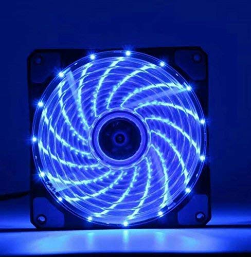 FGen FGen 120mm LED Radiator Ultra Quiet Computer Case Fan Blue for Efficient Cooling and Stylish Lighting - View 2 of 2