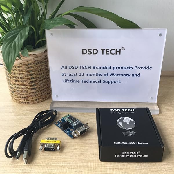 DSD TECH DSD TECH SH-B23A Bluetooth 2.0 to RS232 Adapter: DB9 Converter for Seamless Connectivity - View 9 of 9